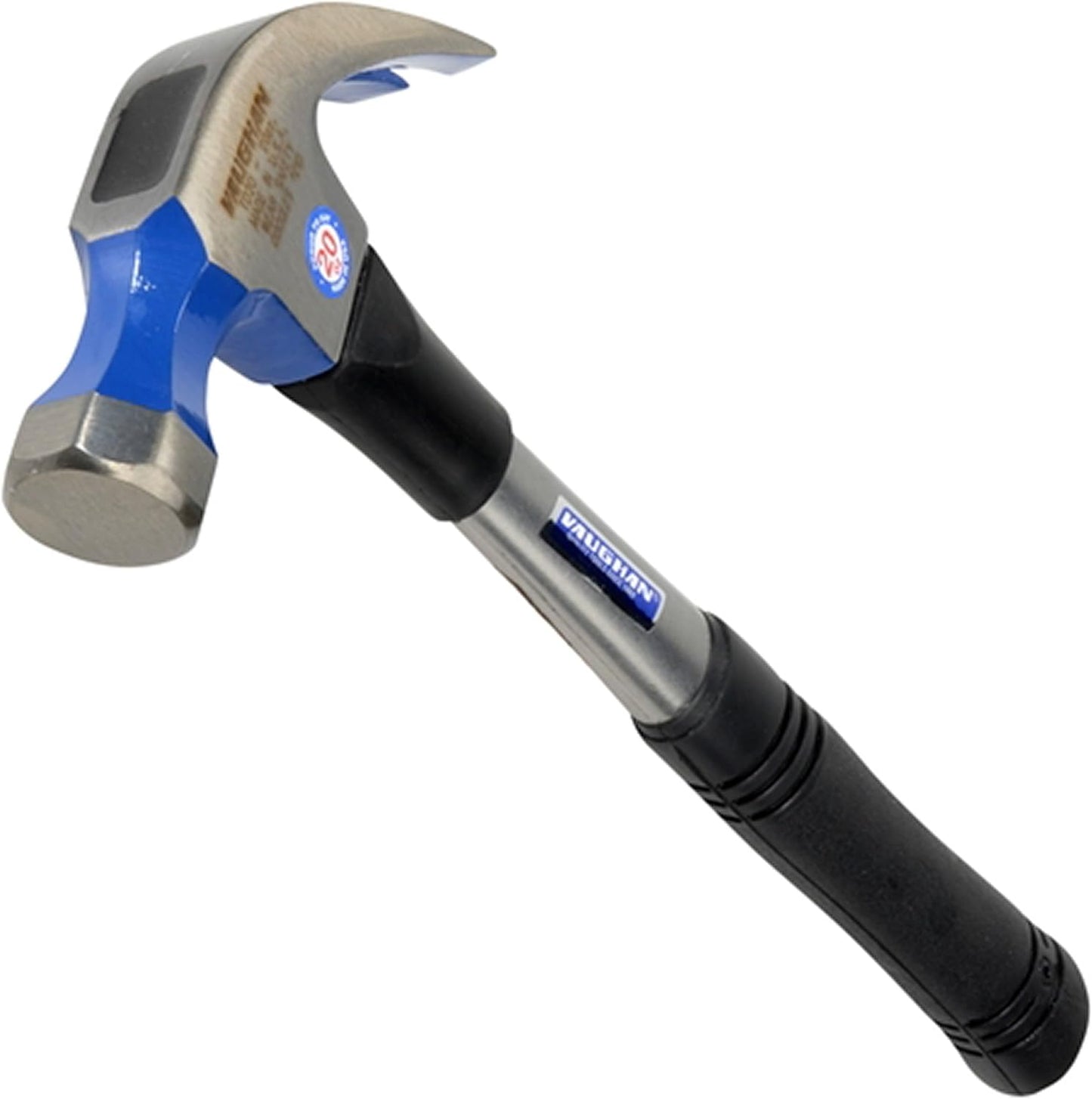 Vaughan T020 570g Plain Face Curved Claw Nail Hammer