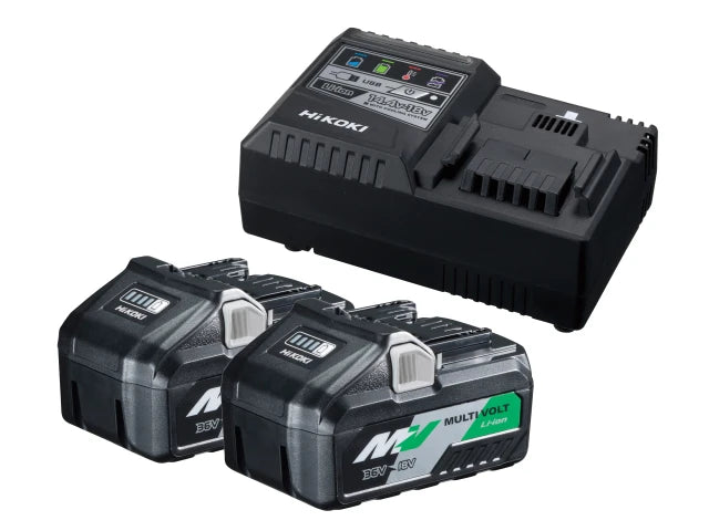 Hi-Koki UC18YSL3JEZ Battery & Charger Starter Pack 18V