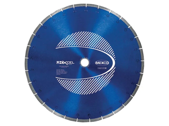 Mexco UHXCEL Ultra Hard Materials Diamond Blade 400 x 25.4mm