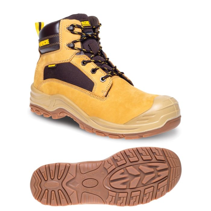 Honey Nubuck Metal Free Waterproof Safety Boot