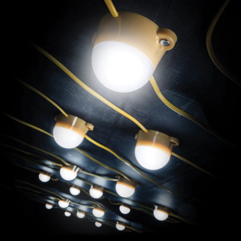 Defender 50W LED Encapsulated Festoon String Lights 22m