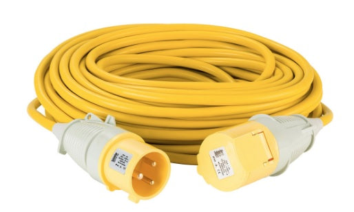 110 Volt 32 Amp 14 Metre Extension Lead 2.5mm