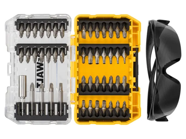 Dewalt DT70703 Screwdriving Set, 47 Piece + Safety Glasses