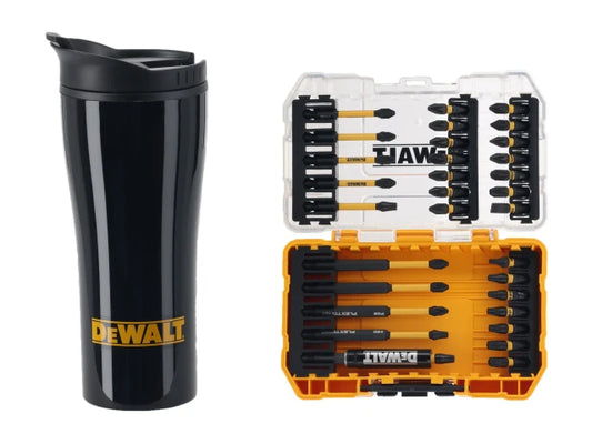 Dewalt FLEXTORQ™ Bit Set, 32 Piece & Travel Mug