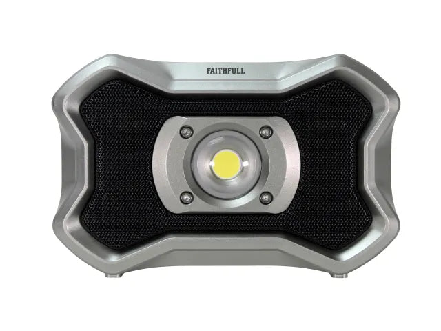 Faithfull Rechargeable Work Light with Speaker 20W
