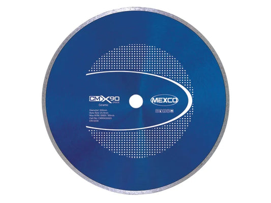 Mexco X90 Grade Ceramic Materials Diamond Blade 350 x 25.4mm