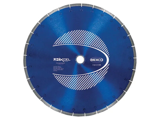 Mexco UHXCEL Ultra Hard Materials Diamond Blade 400 x 25.4mm
