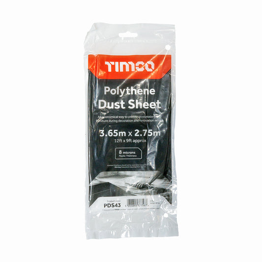 Polythene Dust Sheet 3.65m x 2.75m