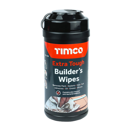 Extra Tough Builders Wipes 100 Wipes