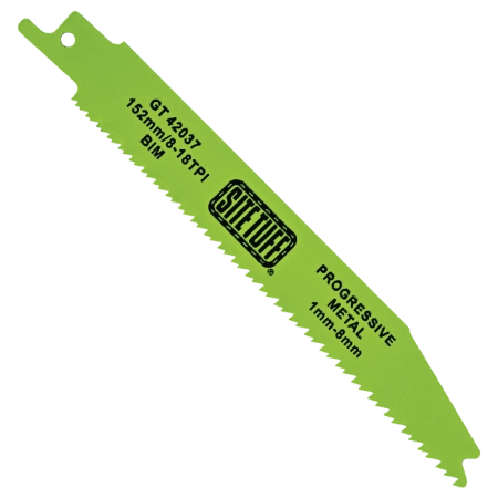Progressive Metal Cutting Recip Blade - 152mm/8-18TPI