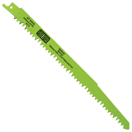 Green Wood Cutting Recip Blade - 240mm/5TPI