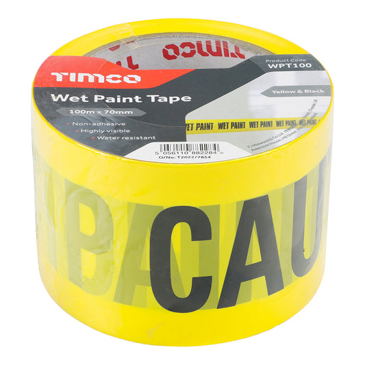 Wet Paint Tape 70mm x 100m