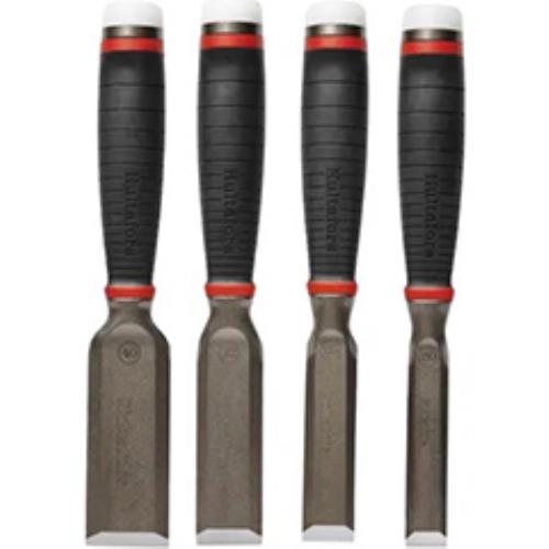 Hultafors HDCS4 Heavy-Duty Chisel Set, 4 Piece
