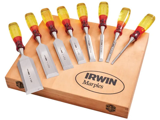 XMS24CHISEL8 Irwin Marples 8 Piece Splitproof Chisel Set