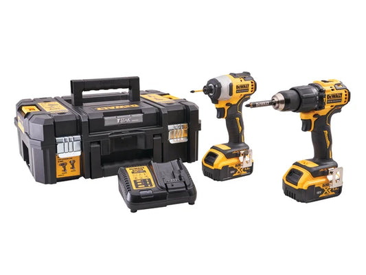 XMS24DEWPACK DEWALT 18V Combi & Impact Drill Twin Pack