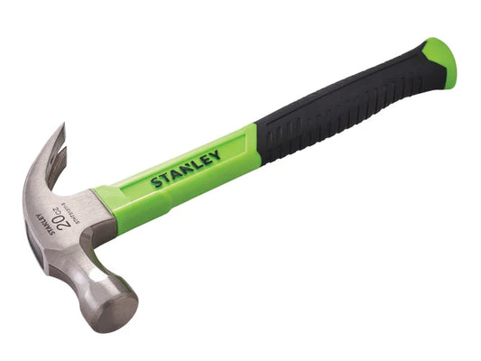 XMS24HAMMER Stanley 567g (20oz) Hi-Vis Claw Hammer