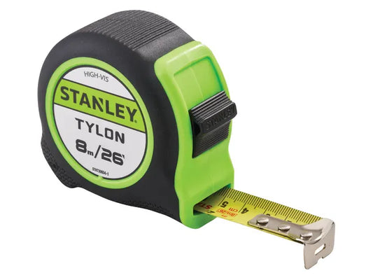 XMS24HVTAPE8 Stanley 8m (26ft) Hi-Vis Tylon Tape