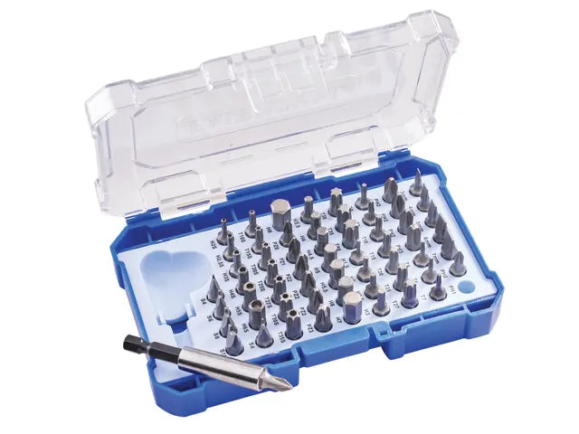 XMS24SECSET Faithfull 61 Piece Chrome Vanadium Security Screwdriver Bit Set