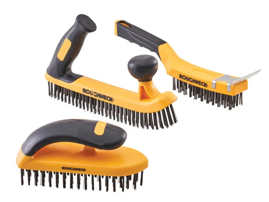 XMS24WBRUSH Roughneck 3 Piece Heavy Duty Wire Brush Set