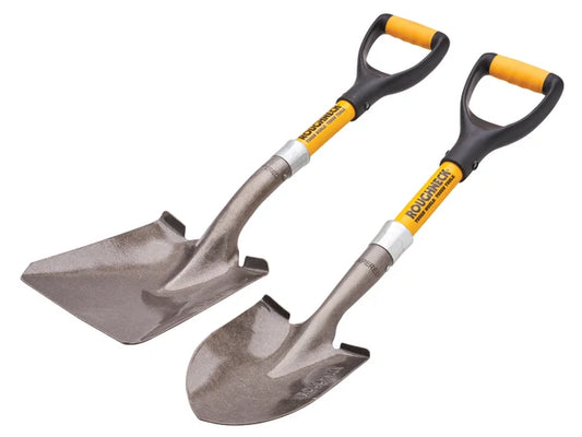 Roughneck Bulk & Round Micro Shovel Twin Pack - CHECK STORE