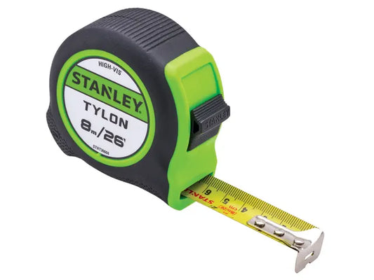 STANLEY Hi-Viz Tylon Tape 8m (26ft)