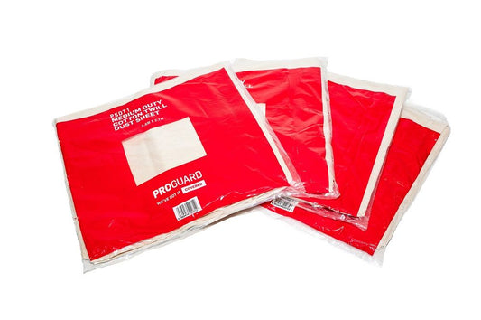 POLYTHENE BACK COTTON TWILL DUST SHEET 3.6 X 2.7M